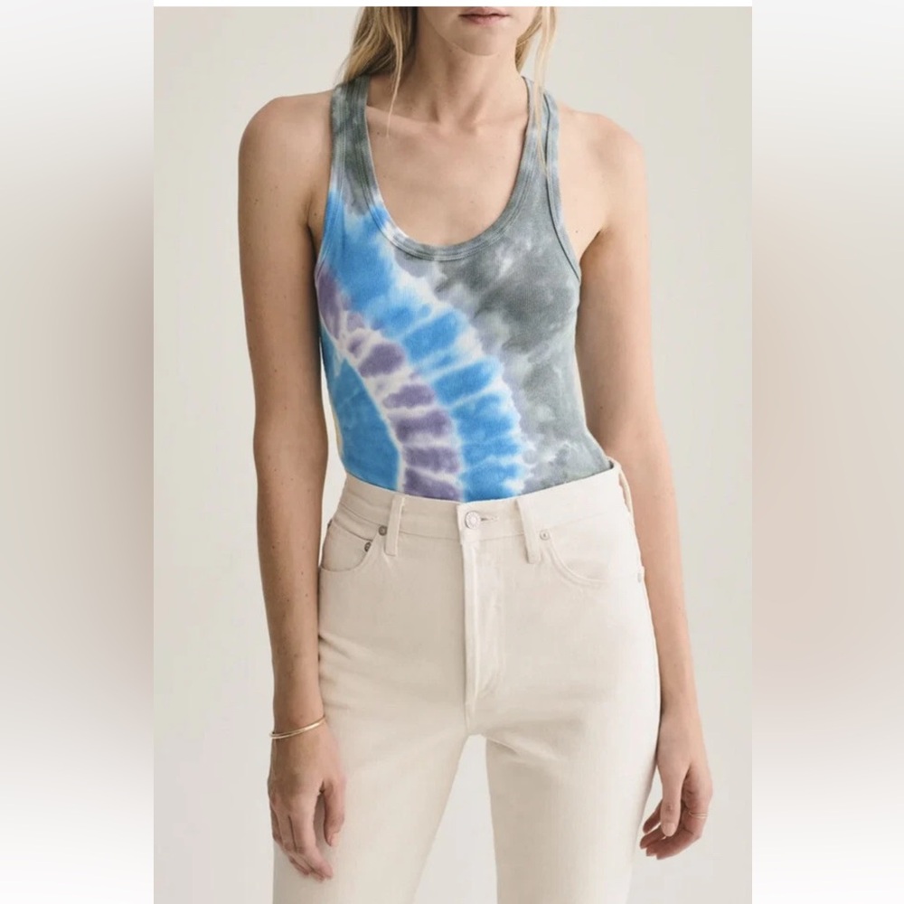 AGOLDE RIBBED TOP BODYSUIT- M